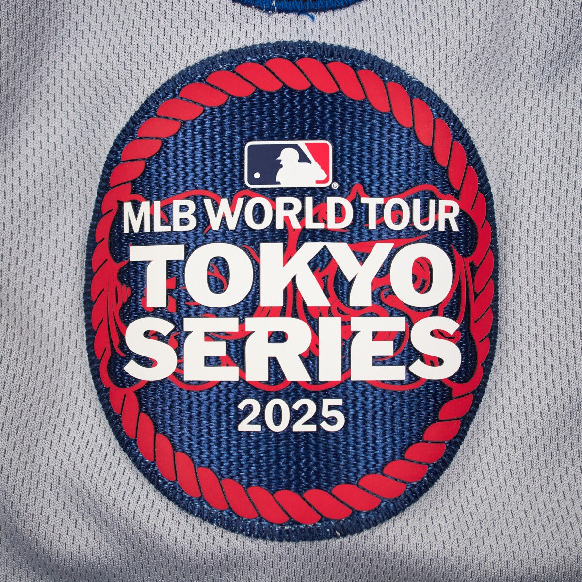 The Tokyo Series patch from Shohei Ohtani's jersey