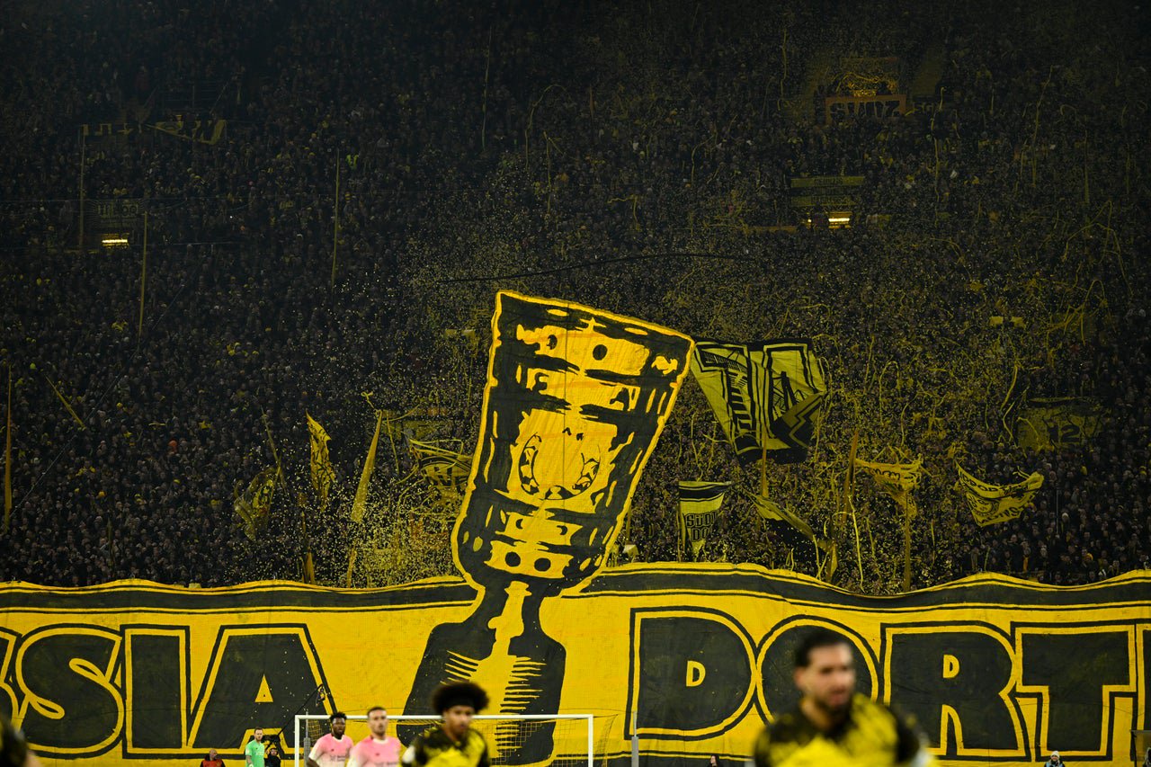 Borussia Dortmund have one of the most famous fan bases in European football (AFP/Getty)