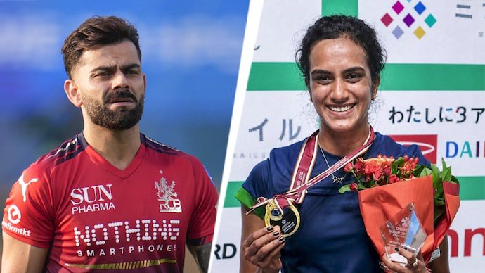 Virat Kohli and PV Sindhu