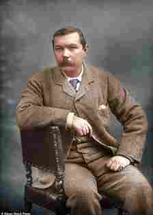 Sherlock Holmes writer Arthur Conan Doyle, who became Andrea's spirit guide for three years