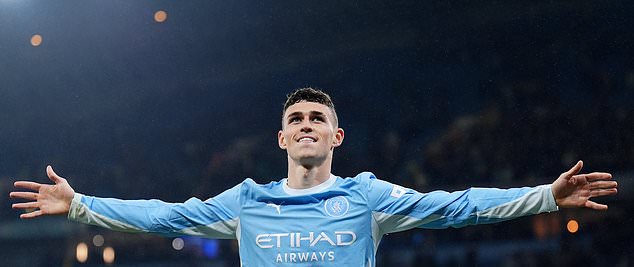 Phil Foden scored a hat-trick in Manchester City´s comfortable win over AEK Athens (Mike Egerton/PA)