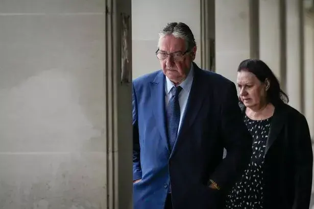 Letby's parents leave Manchester Crown Court during the trial