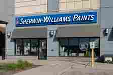 A Sherwin-Williams Paint Store in Toronto. Sherwin-