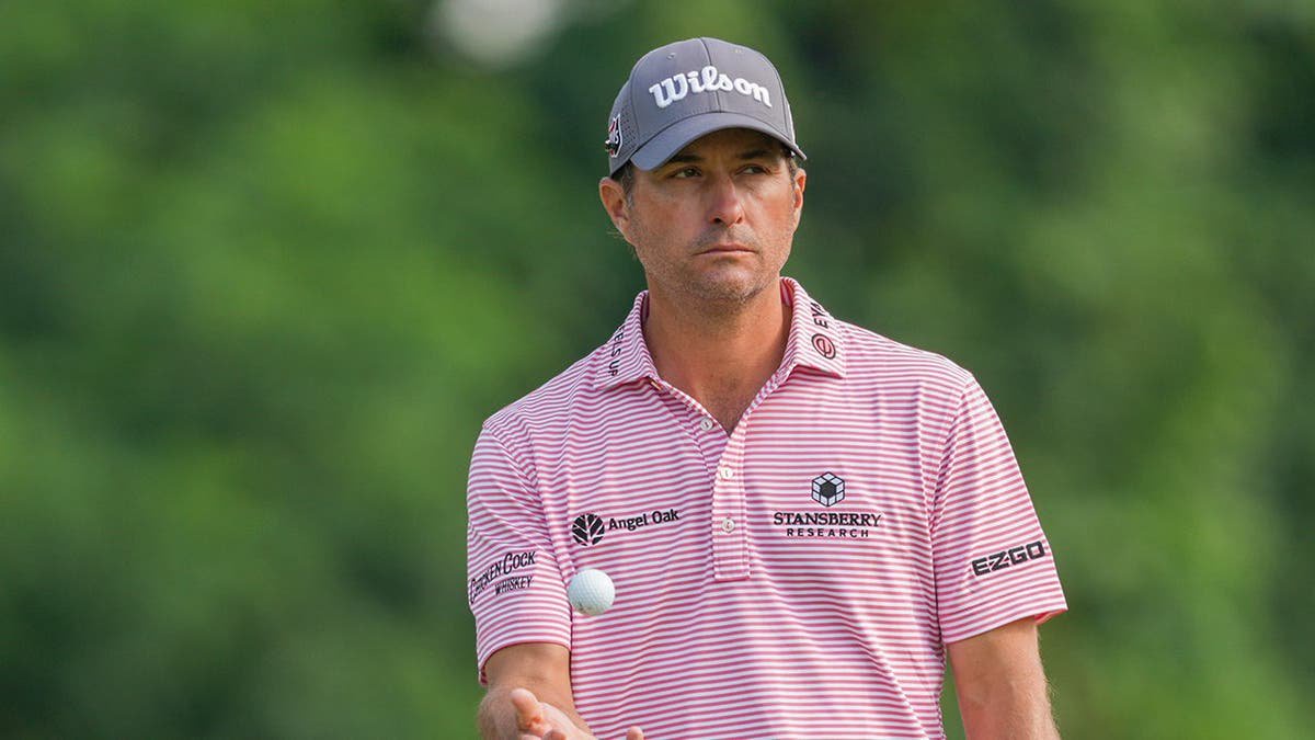Kevin Kisner waits his turn on hole 12 at Colonial Country Club.