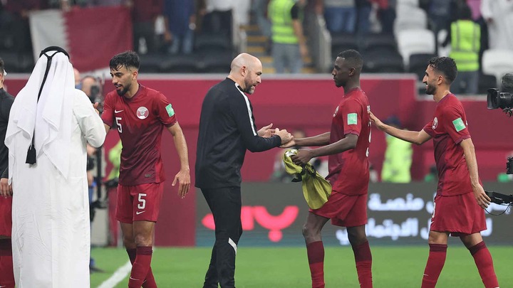 Felix Sanchez - Almoez Ali - qatar - arab cup 2021