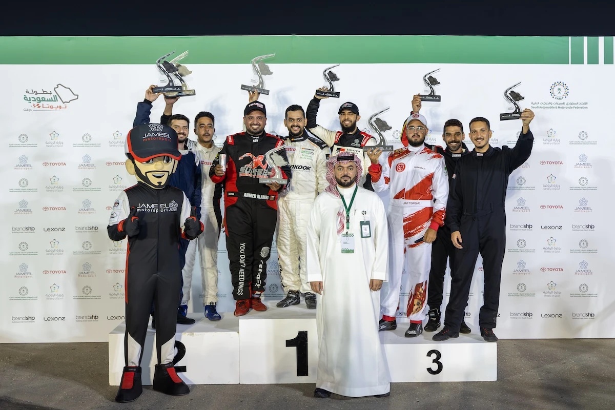 The second round of the 2026 Saudi Toyota Championship Drift concluded on Friday evening in Al-Ahsa. (Supplied)