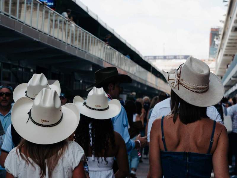 2026 U.S. Grand Prix in Austin, fashion, cowboy hats | Photo by Amber Heckler