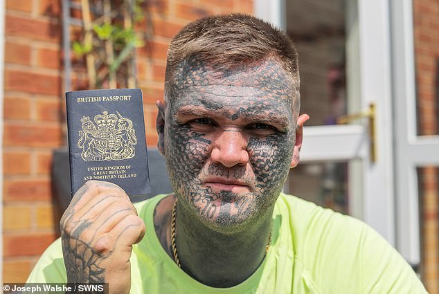 After taking Mr Howman aside, a man asked if he'd had his passport stamped before taking it from him by allegedly snatching it out of his hand