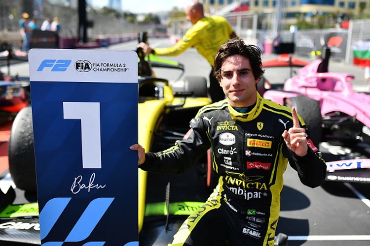 Rafael Câmara na Fórmula 2, em Baku: talento James Sutton - Formula 1/Formula 1 via Getty Images) (James Sutton - Formula 1/Getty Images)