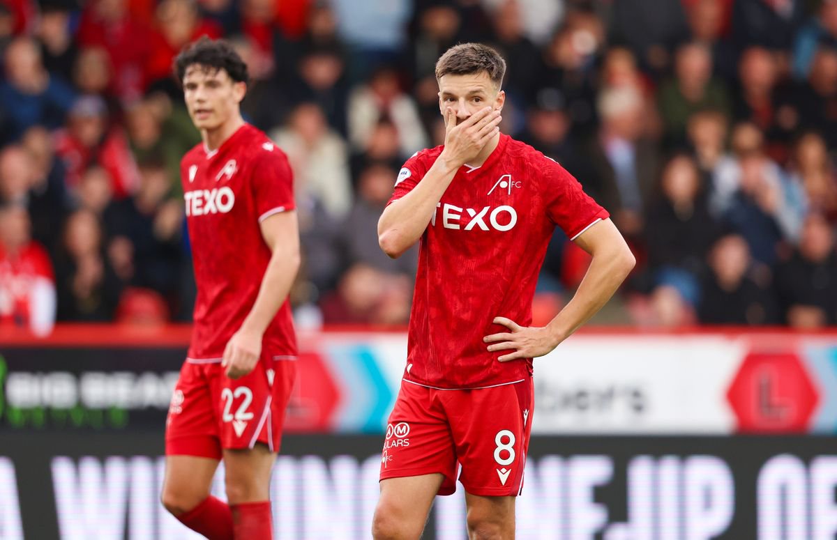 Brad Lyons after Aberdeen's defeat to St Johnstone