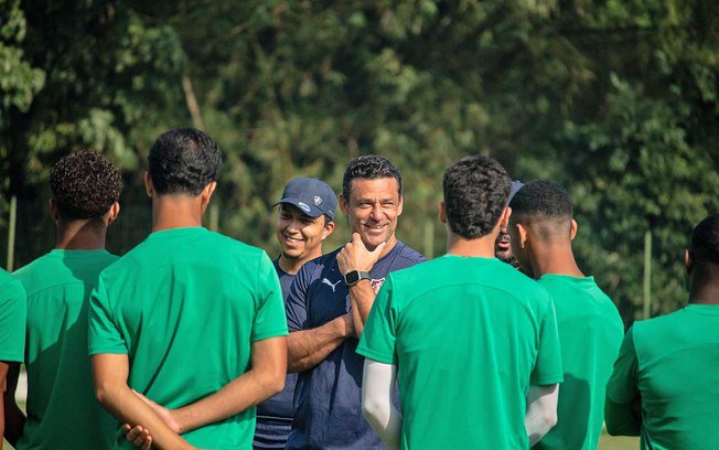 Fred é o técnico do Sub-20 do Fluminense
