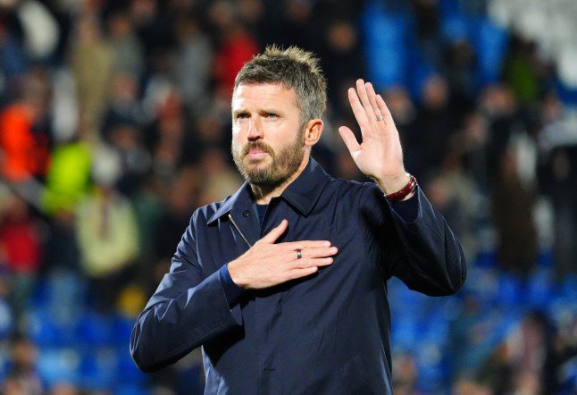 Manchester United manager Michael Carrick reacts following the UEFA Champions League match at the Giuseppe Sinigaglia Stadium, Como. Picture date: Wednesday October 21, 2026. PA Photo. Photo credit should read: Luca Rossini/Press Association. RESTRICTIONS: Use subject to restrictions. Editorial use only, no commercial use without prior consent from rights holder.
