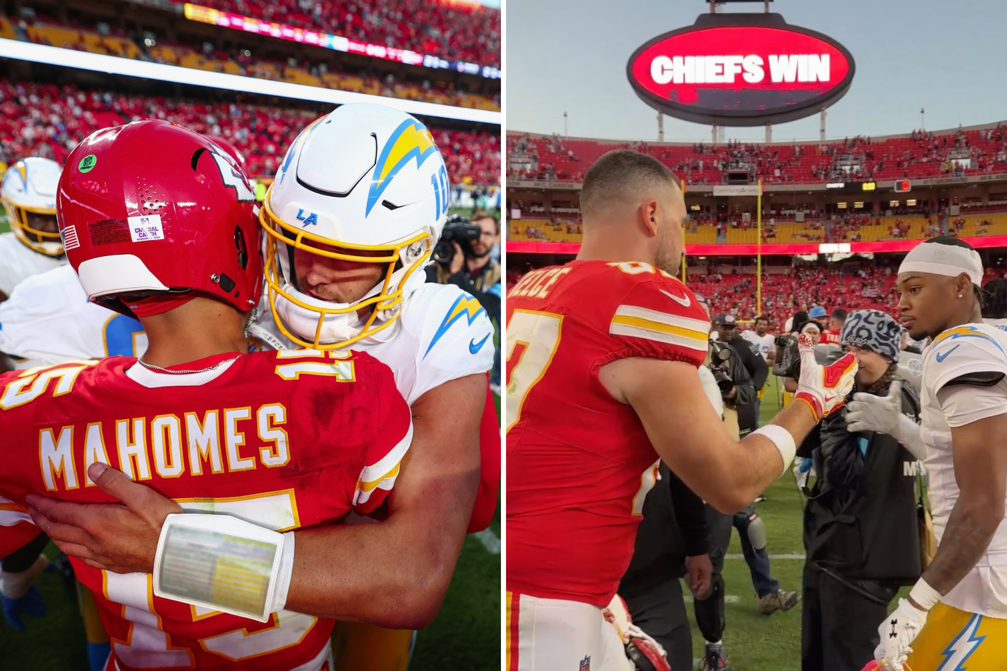 After a win over the Los Angeles Rams that took Kansas City to 5-0, the Chiefs had even more reason to celebrate