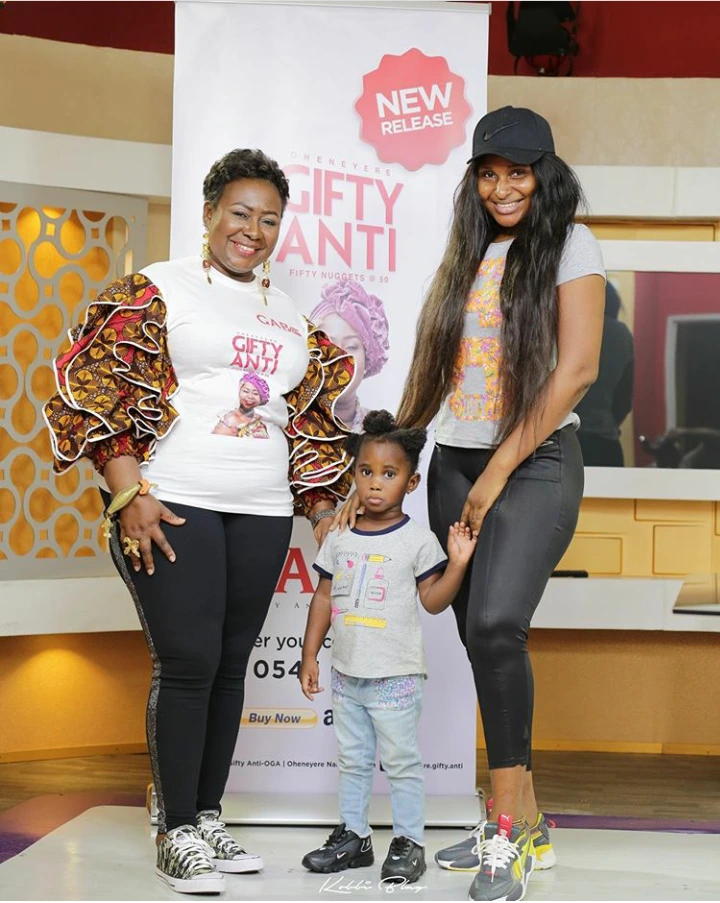 Beautiful pictures of Gifty Anti and her daughter surfaces online.