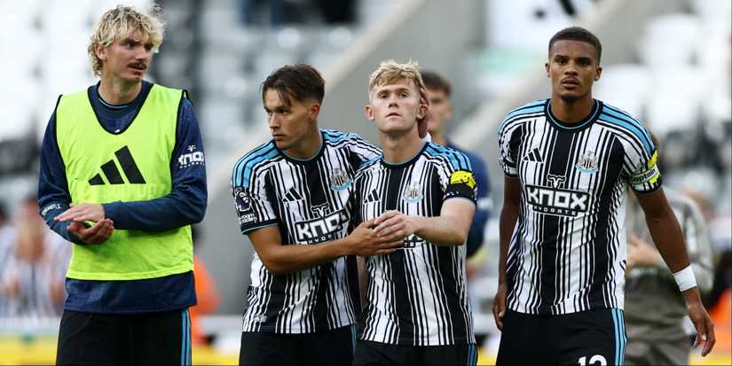Newcastle players