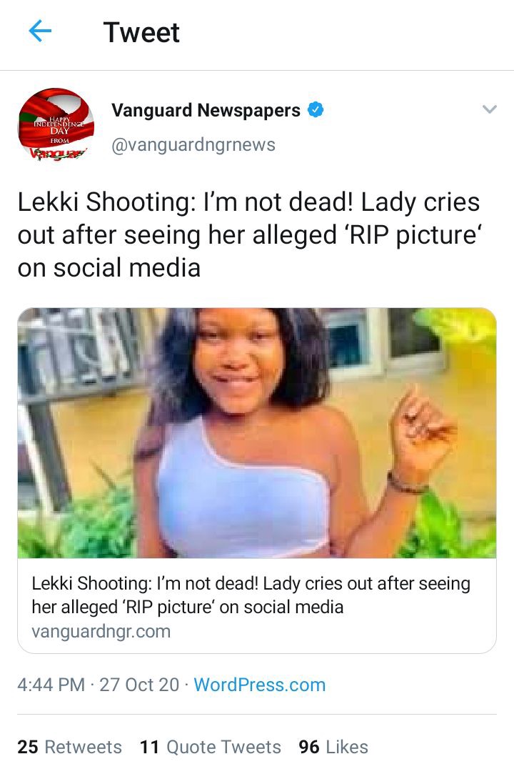 I’m not dead! Lady cries out after seeing her alleged ‘RIP picture’