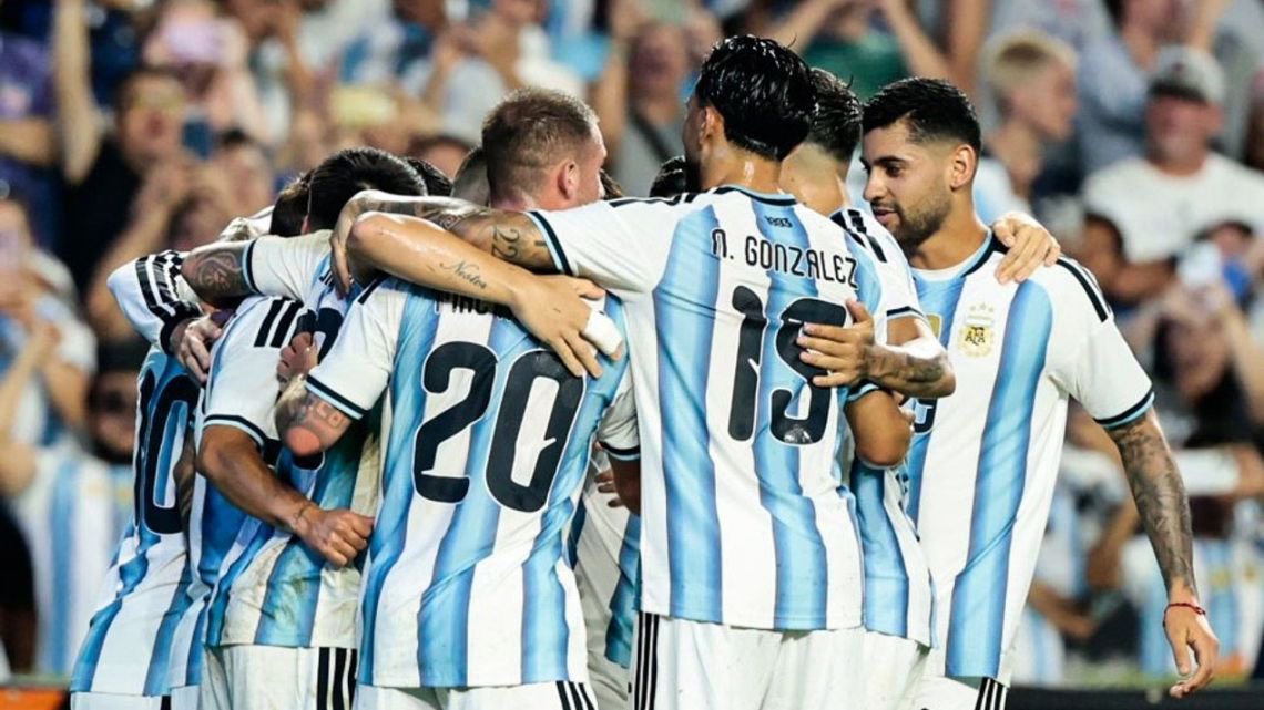 Argentina's national football team.