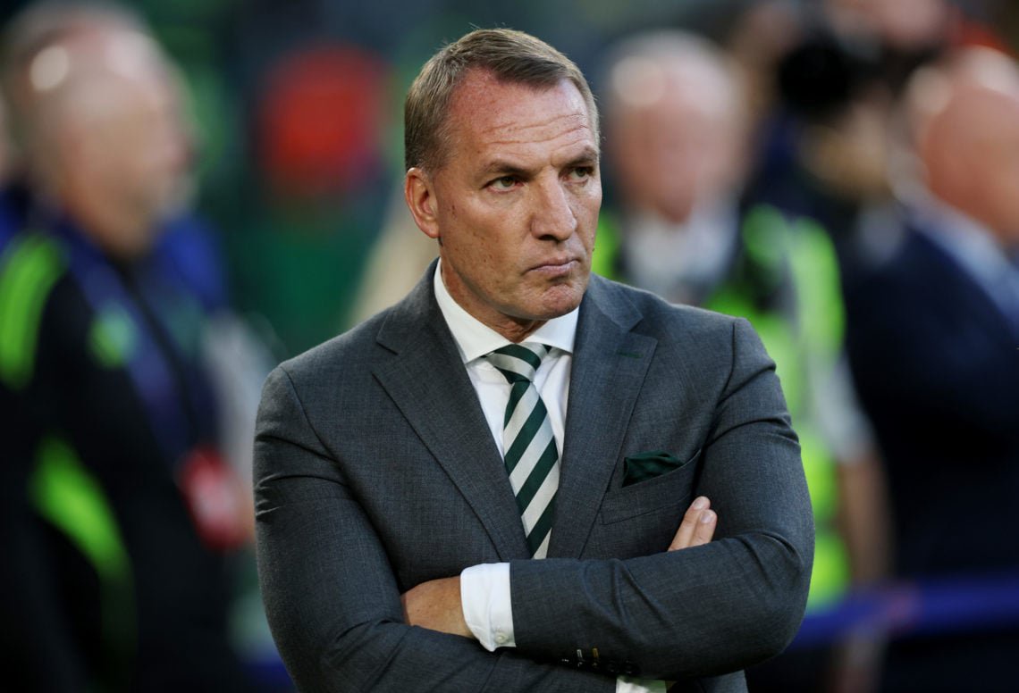 Brendan Rodgers during Celtic's Champions League qualifier against Kairat Almaty