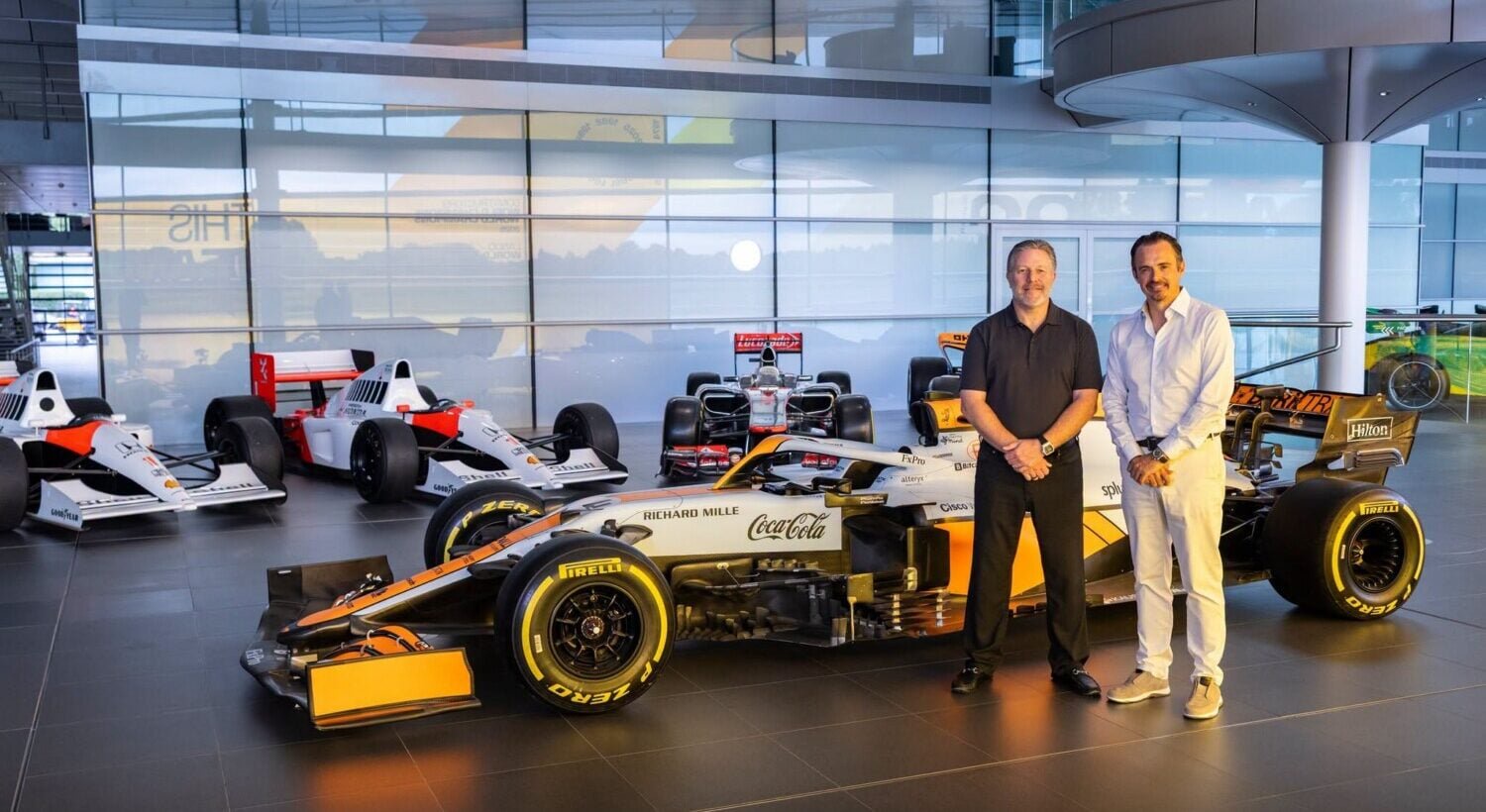 McLaren met en vente cinq F1 historiques