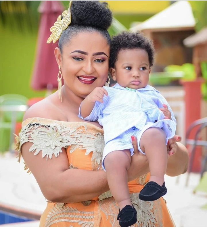 Beautiful Unseen Photos Of Kumawood Actress Matilda Asare And Her Adorable Sons