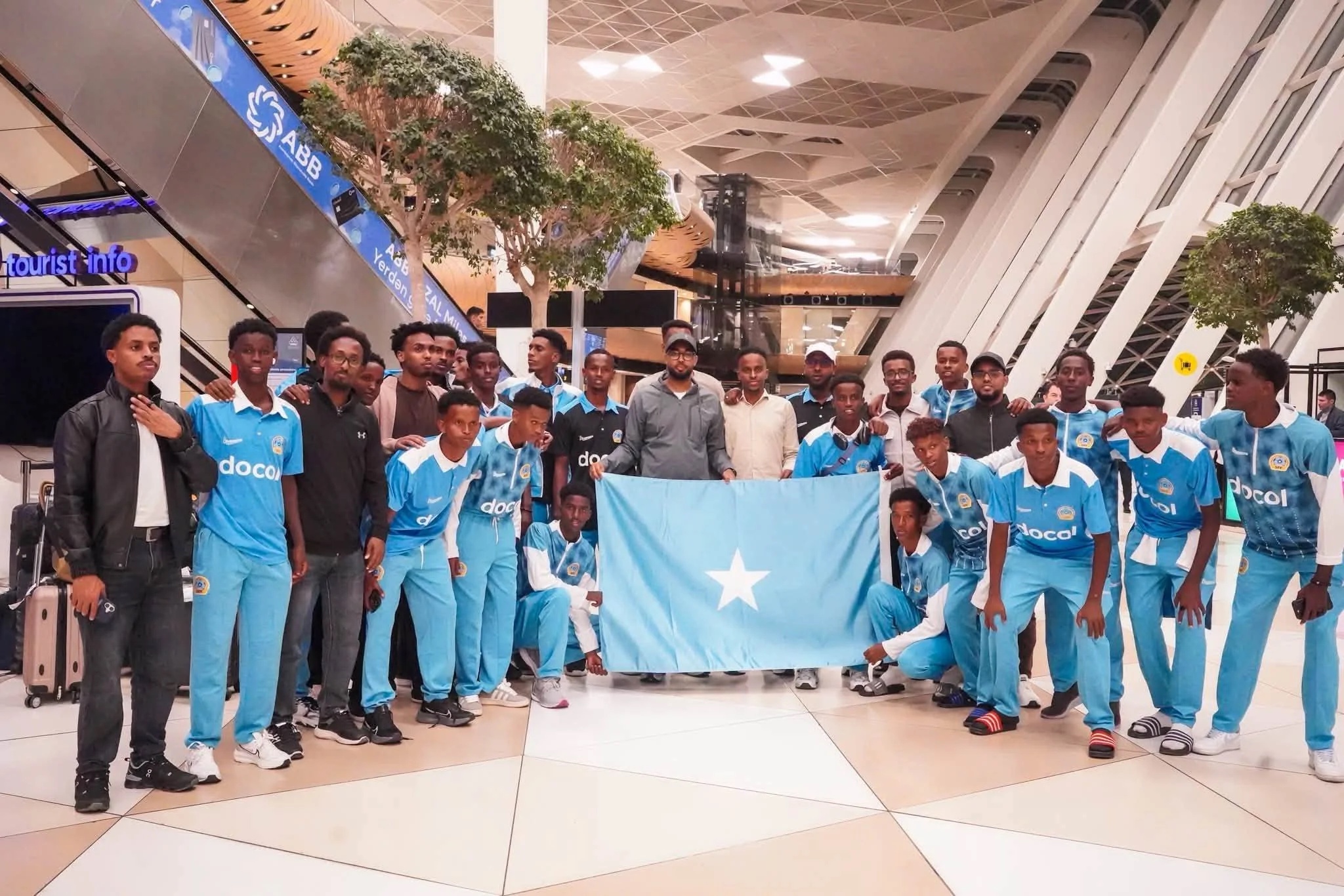 Somalia set for historic FIFA U-15 World Cup debut at inaugural festival in Baku - Somalia's under-15 national football team, known as the Ocean Stars, upon their arrival in Baku, Azerbaijan, to participate in the FIFA U-15 World Cup & Festival 2026. (Photo: FB/Somali Football Federation 1951﻿)