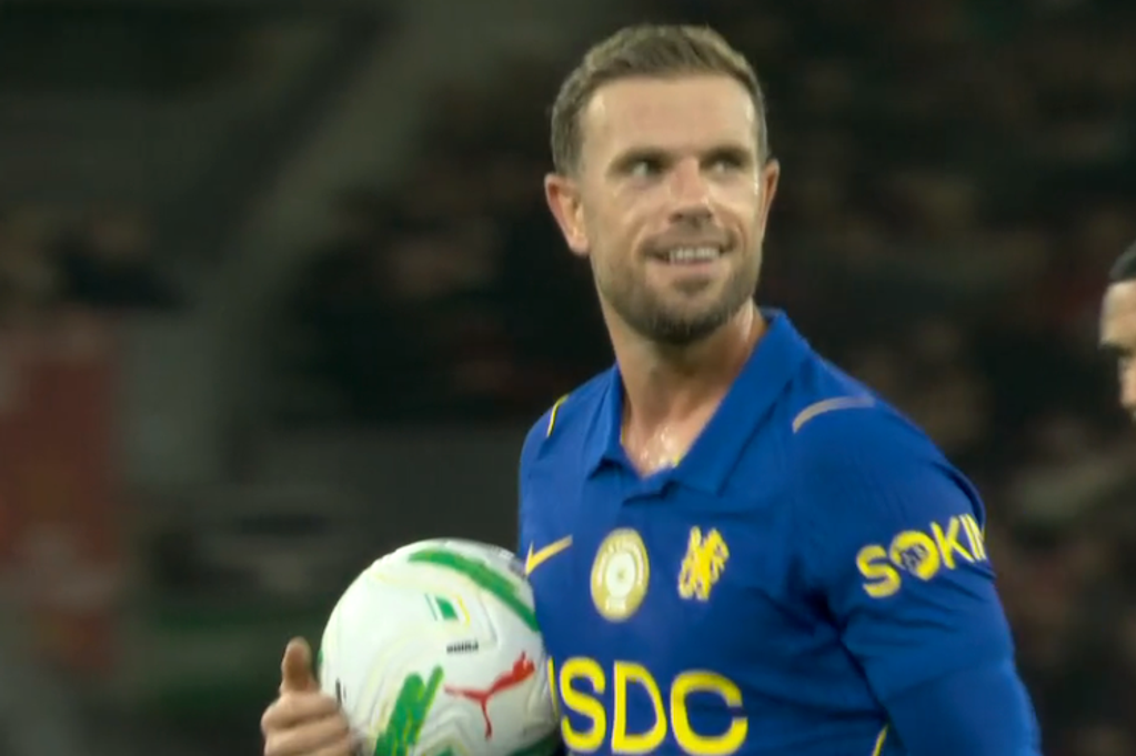 Jordan Henderson appeared to have fun with the Anfield crowd