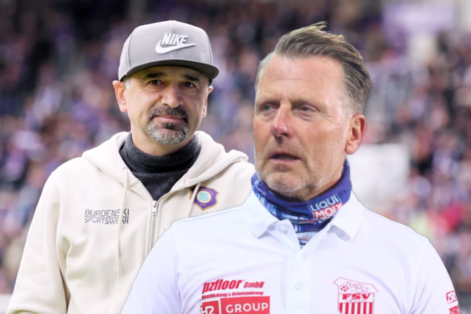 Welcher Coach gewinnt am Ende das Westsachsen-Duell: Khvicha Shubitidze (52, l.) oder Rico Schmitt (58)?