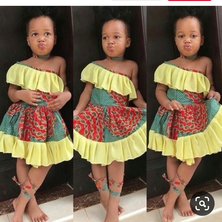 latest ankara style for baby girl