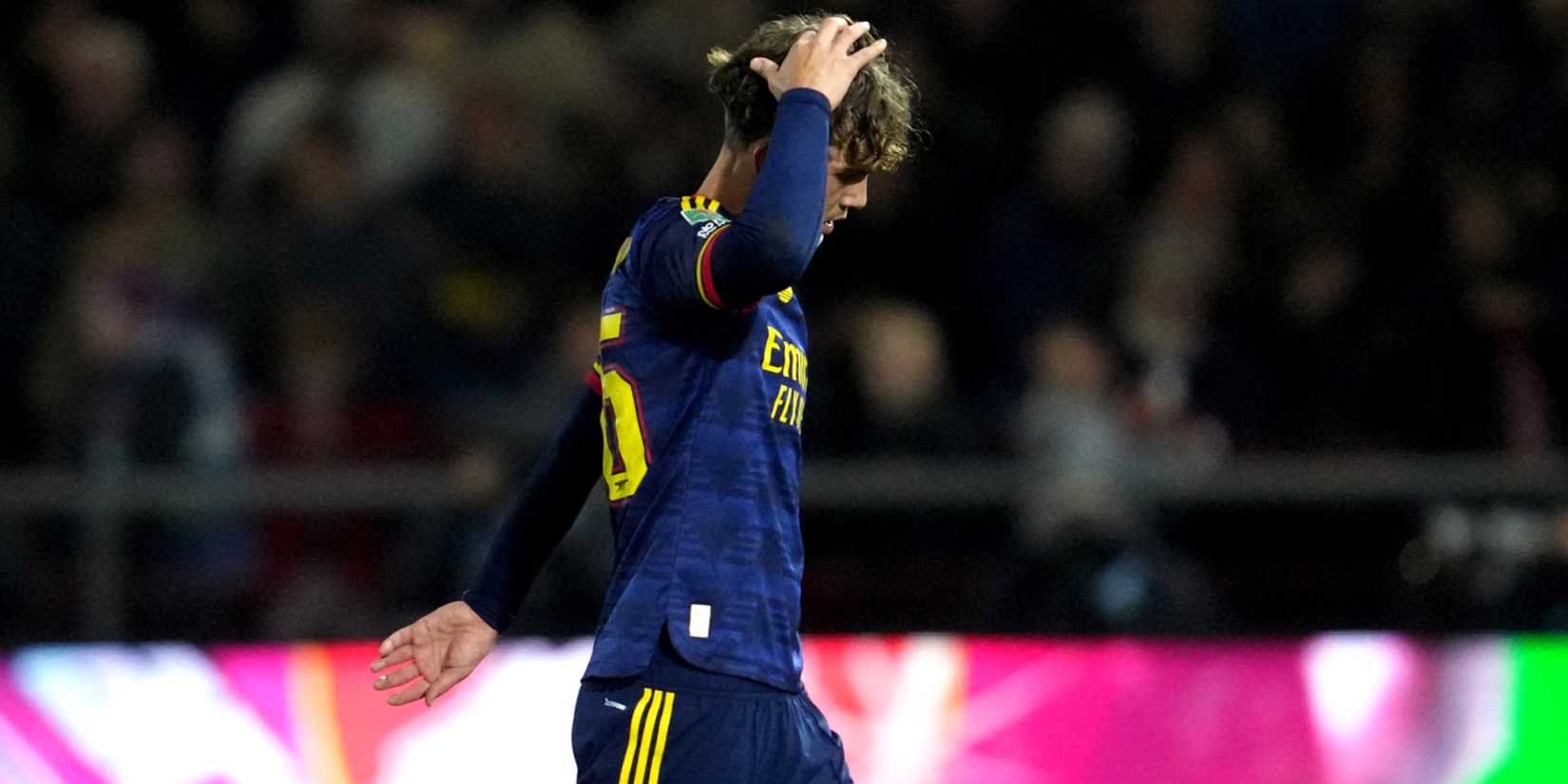 Max Dowman after red card