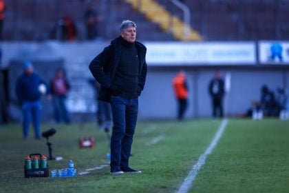 Renato Portaluppi ainda não venceu no comando do Grêmio