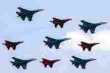 Russian fighter aircraft