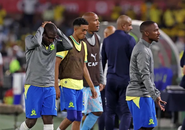 Mamelodi Sundowns personeel react to their shock exit from the CAF Champions League Preliminary Round, opposite to their title-defending ambitions. 