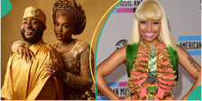Davido Reacts to Nicki Minaj’s Heartfelt Message on His Lavish Wedding, Their Song Tops Chart