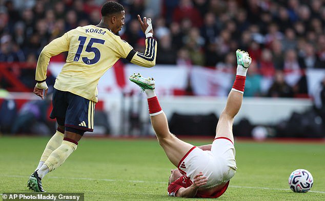 Delap was the latest to run into Konsa on Sunday and come up empty-handed