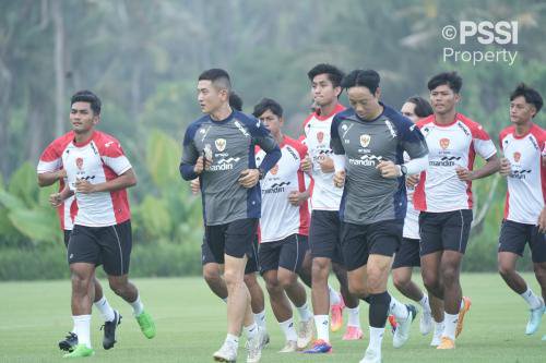 Sesi latihan Timnas Indonesia (PSSI)