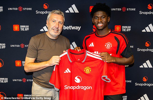 Wilcox brought in Carlos Baleba from Brighton to complete United's transfer business this summer - he was the third midfielder they signed, after Andrey Santos and Youri Tielemans