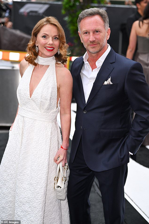 When Christian and Geri were first introduced, at the 2010 Monaco Grand Prix, the singer was ‘in her element’