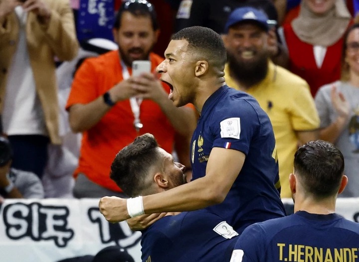 Giroud and Mbappe take ruthless France into <a class=