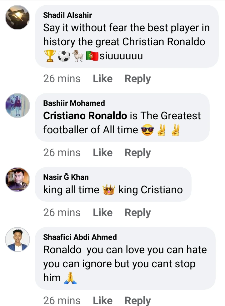 Fans react to Lionel Messi and Cristiano Ronaldo Stats after 3 games.