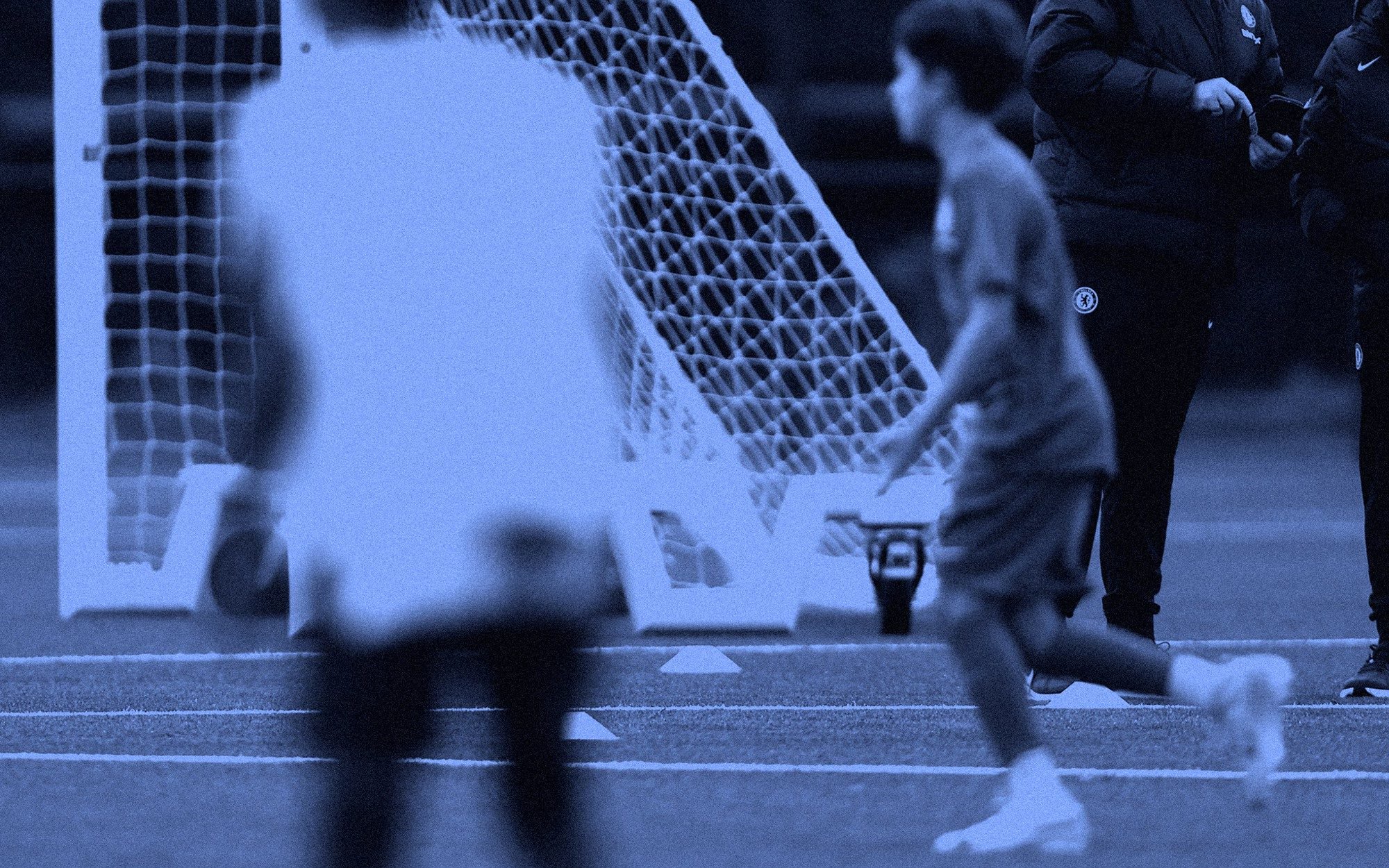 kids playing football