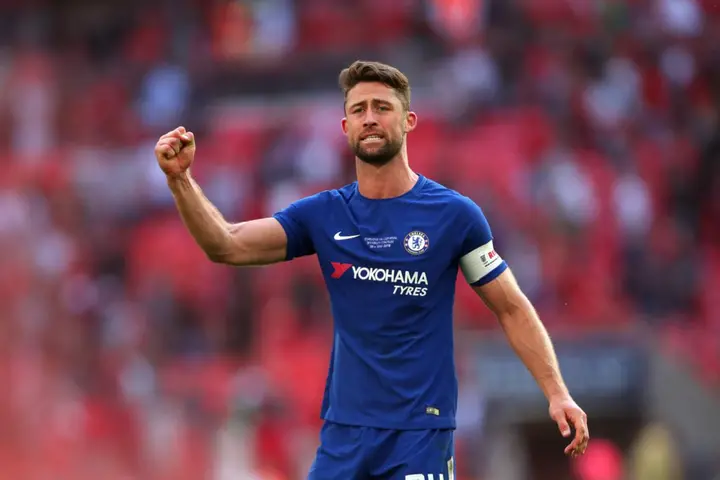 Gary Cahill during Chelsea v Manchester United - The Emirates FA Cup Final