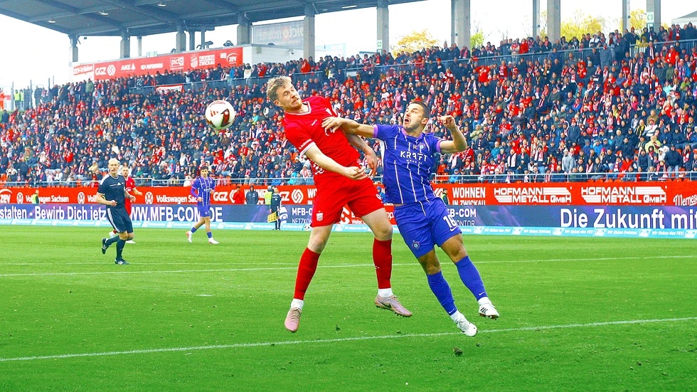 Erzgebirge Aue behielt im Derby die Oberhand 