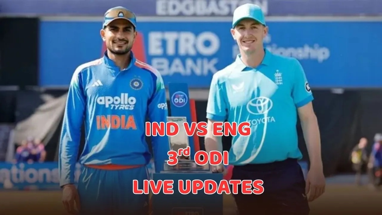 IND vs ENG 3rd ODI Live Score