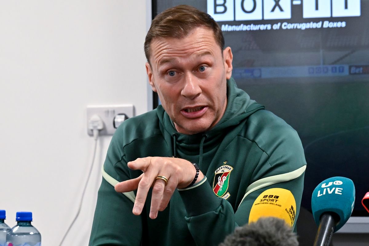 Everton legend and new Glentoran manager Duncan Ferguson