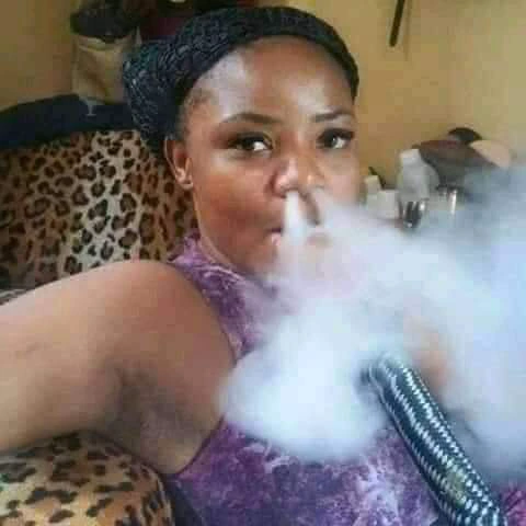 Someone's future wife spotted smoking like a dragon in viral photos