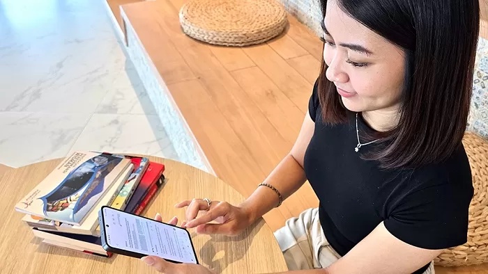 Galaxy AI di Galaxy S24 FE bikin belajar lebih efektif (Samsung Newsroom)