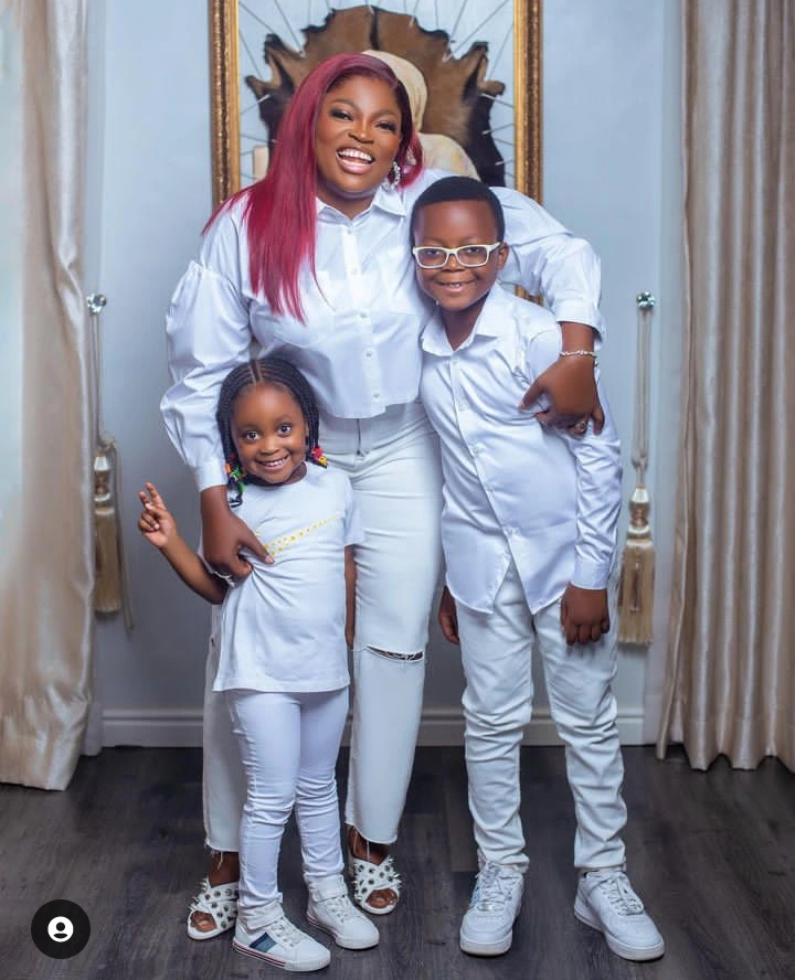 Funke Akindele Posts New Pictures With Her Children On Instagram ...