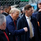 Trump greets supporters, union workers at NYC construction site: 'Amazing show of affection'