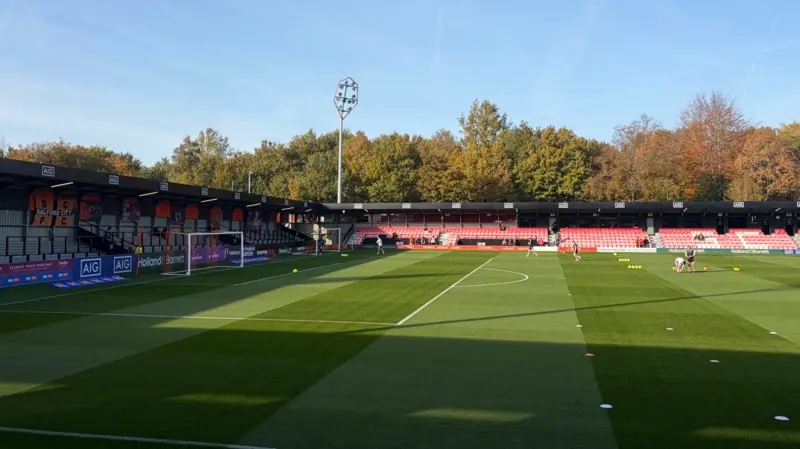 Salford City home ground before kick-off