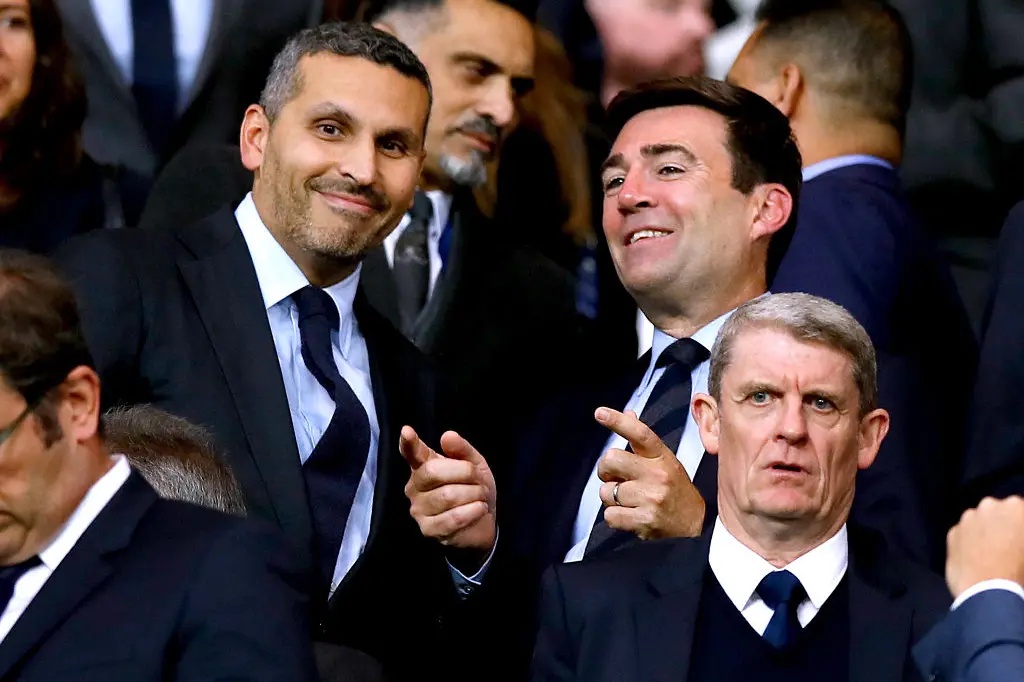 Khaldoon Al Mubarak, Andy Burnham